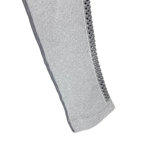 Bombshell Sportswear Women's Size XS Pro Seamless Leggings Gray - Picture 5 of 7